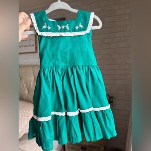 Well Dressed Wolf | Dresses | Well Dressed Wolf Infant Toddler Christmas Dress  Green Joyce Euc 24 Mos | Poshmark